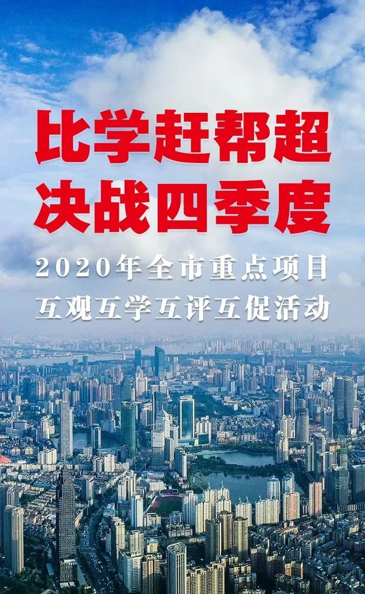 比学赶帮超决战四季度王忠林周先旺一行赴公司两大武汉市重点项目观摩