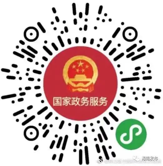 方法二:扫码领取海南健康码