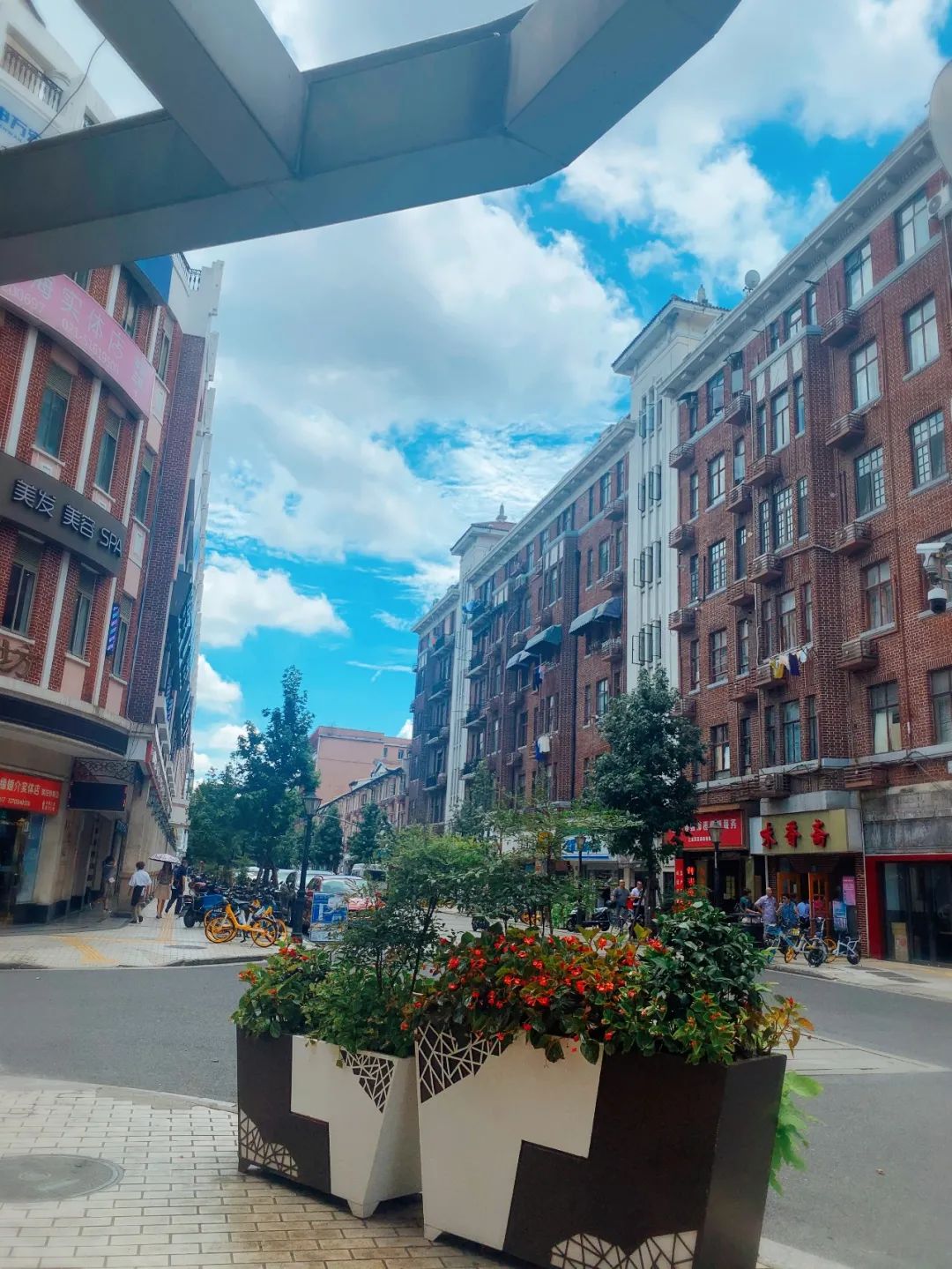 雁荡路休闲街人称"淮海路后花园",北起淮海中路,向南经兴安路,南昌路
