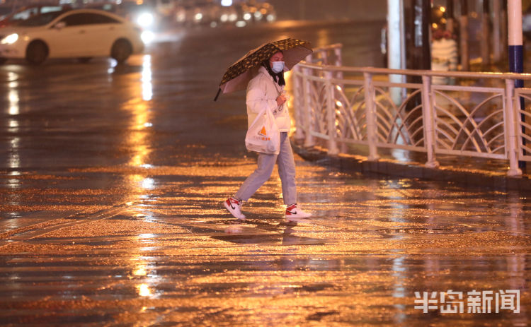 雨夹雪来临