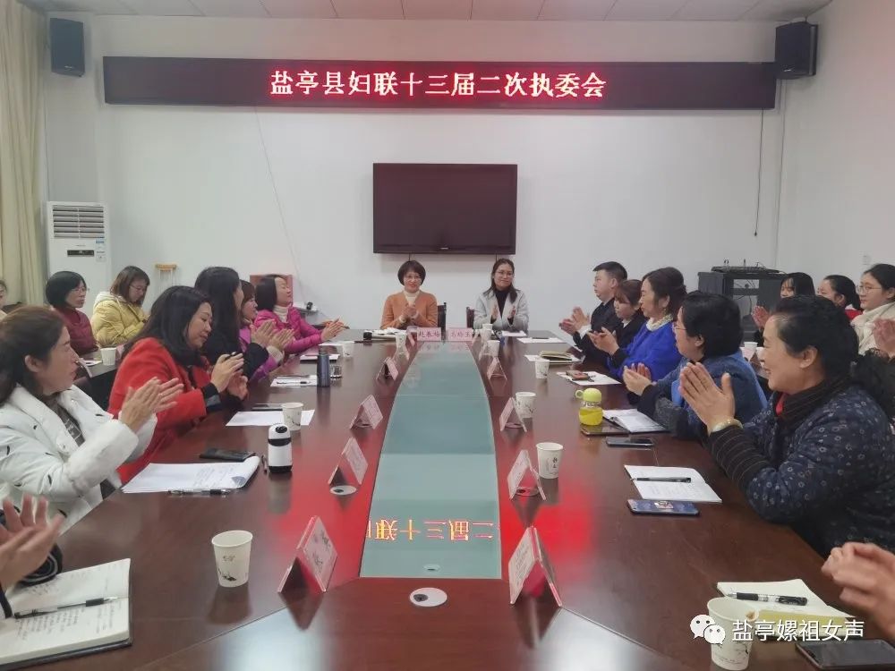 盐亭县妇女联合会召开第十三届二次执委会