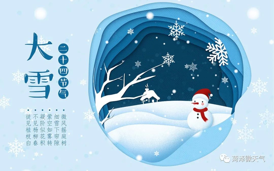 今日大雪 | 未来天气早知道!