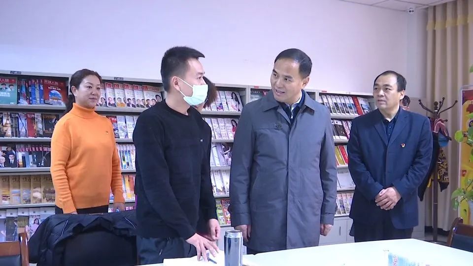 胡志勇在玉门市文旅局调研指导工作