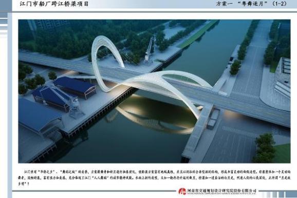 惊艳效果图曝光江门将新增一座跨江桥梁位置就在这
