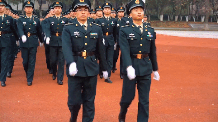 气场太强了!这场队列歌咏会操你值得一看