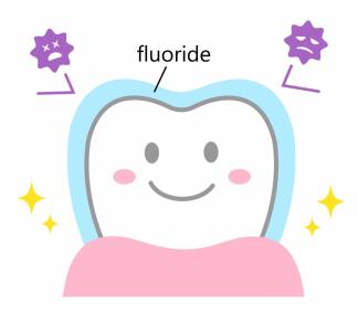 乳牙的矿化程度低,涂了氟化物,可以提高牙齿的矿化程度,坚固牙齿,预防