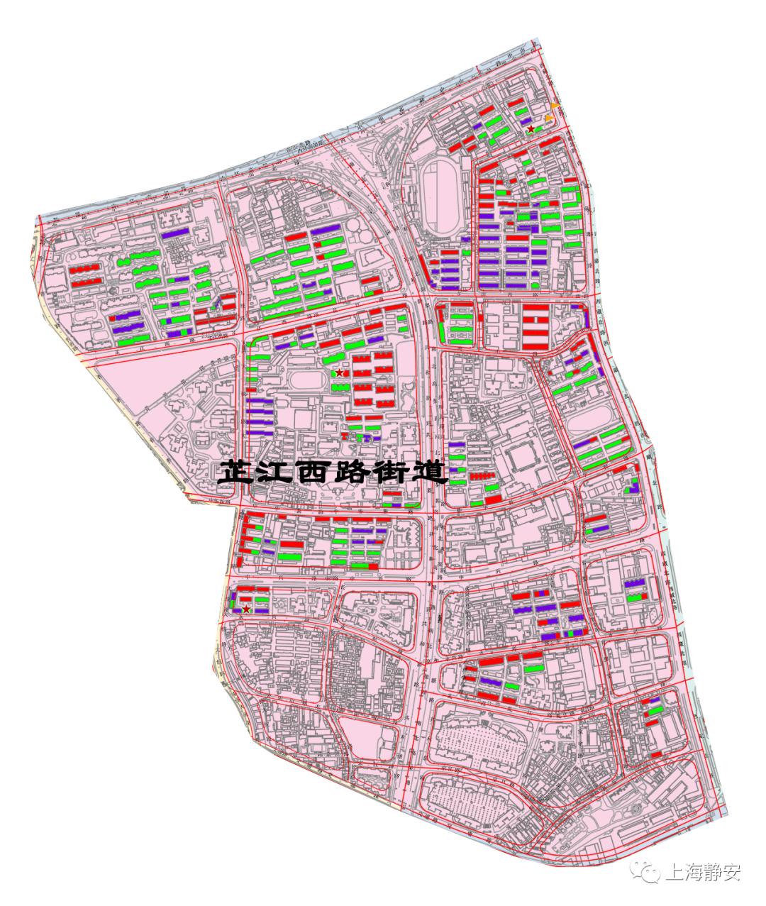 芷江西路街道宝山路街道北站街道天目西路街道南京西路街道石门二路