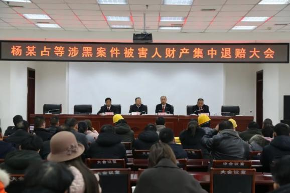 41万元,以杨某占为首的涉黑