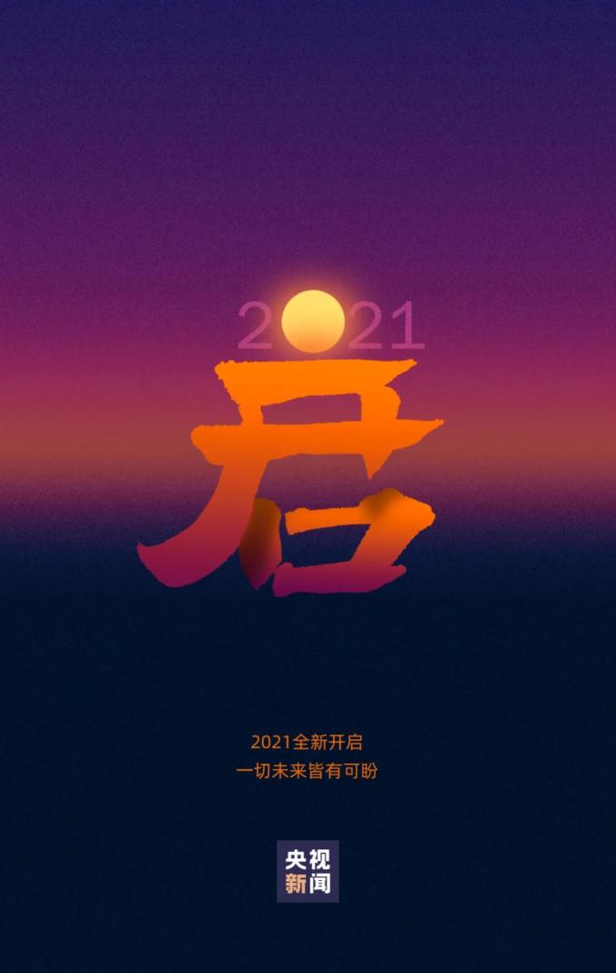 一组字,一起回顾2020,展望2021!