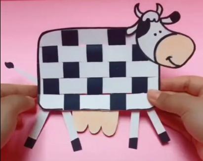 【创意亲子手工】(九):制作一个可爱小奶牛陪孩子玩!