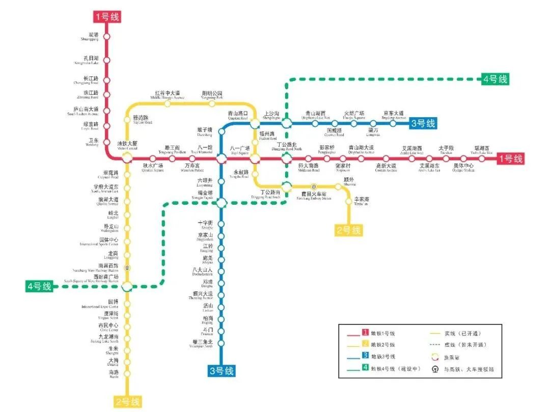 我是三条,南昌地铁3号线也来了.