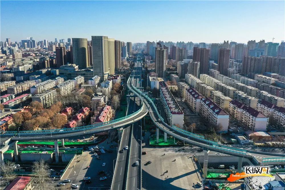 石家庄槐安路西二环互通立交一期工程明天
