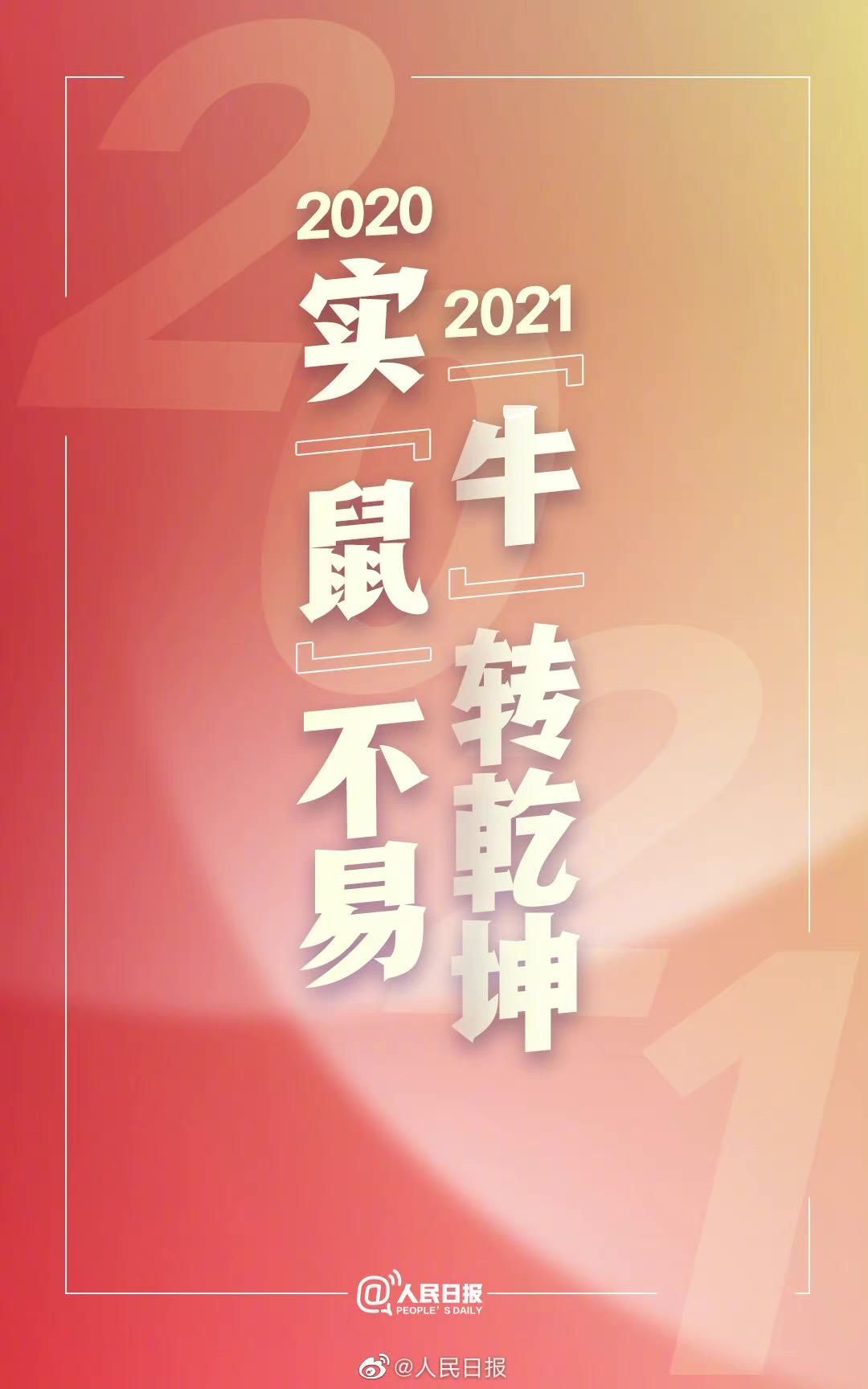 再见2020你好2021