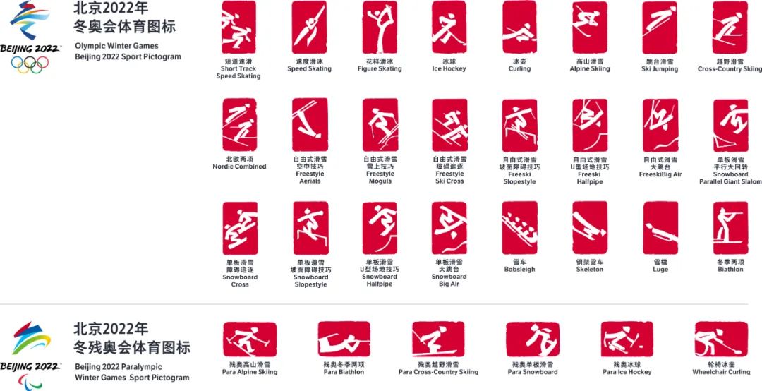 喜报北京2022年冬奥会和冬残奥会体育图标发布丨中央美院助力双奥之城