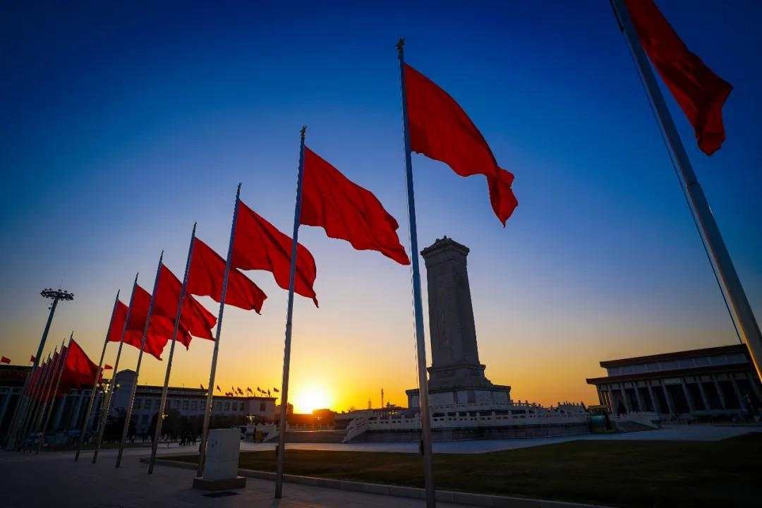 这是2021年第一天的中国