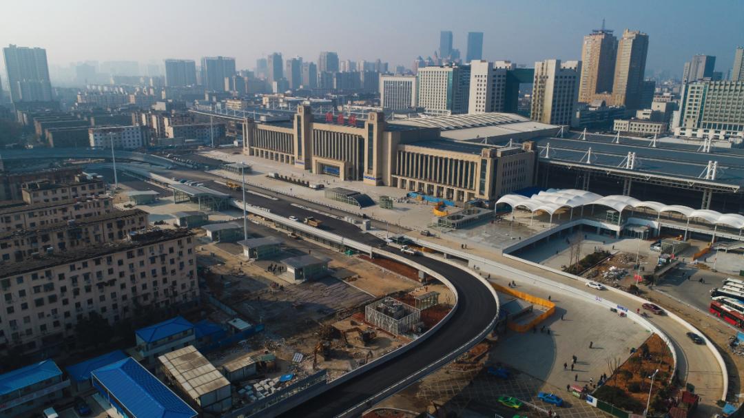 南昌火车站东广场改造项目主体完工