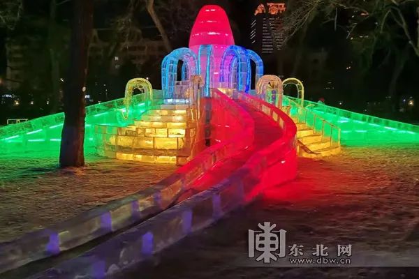 免费!哈尔滨兆麟公园冰灯游园会开园