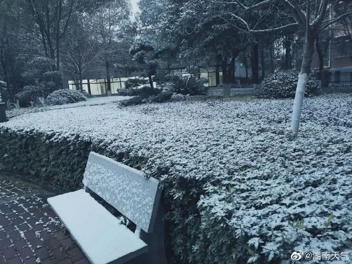 2021年湖南的第一场雪来啦!下在了这些地方....(最新发布)