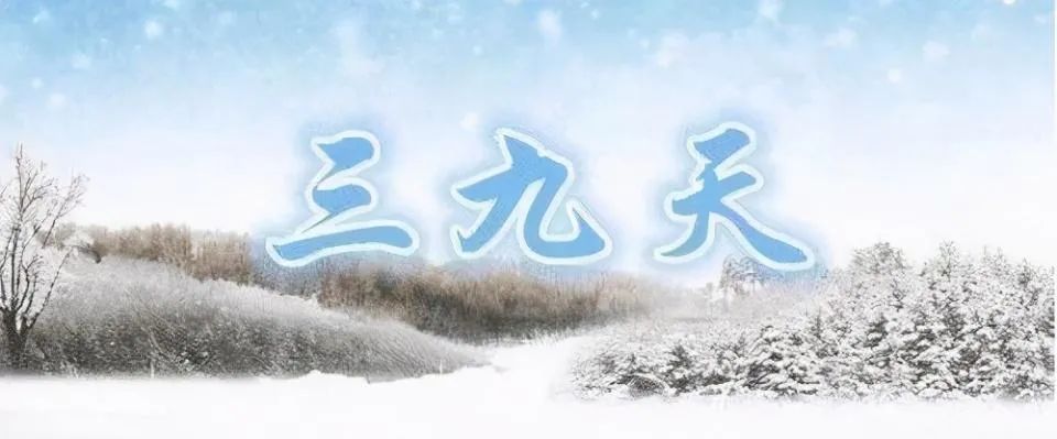 节气三九来了注意这些今年少生病