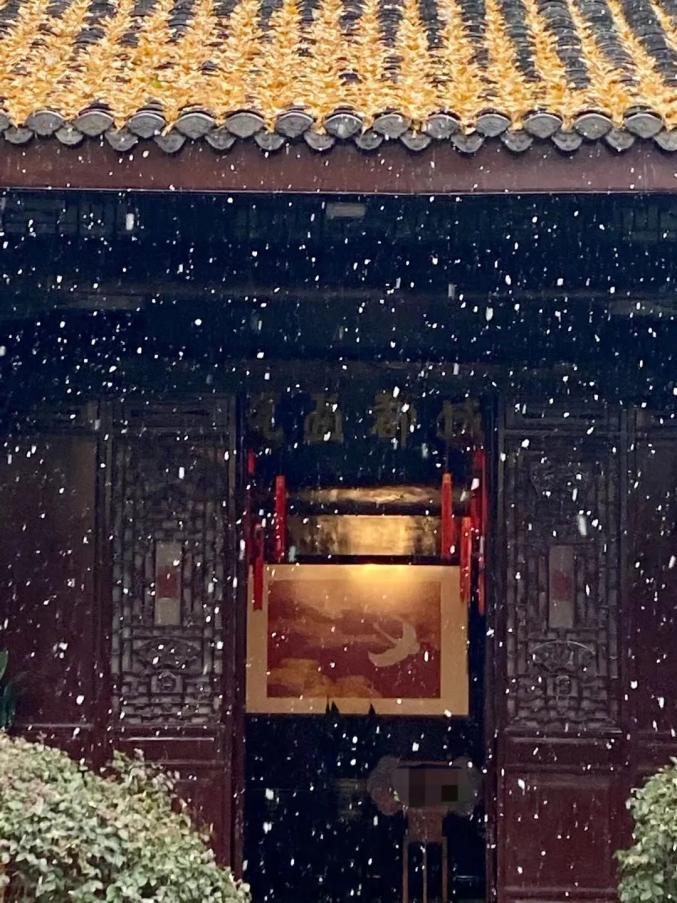 100张成都雪景图第一张我就心动了