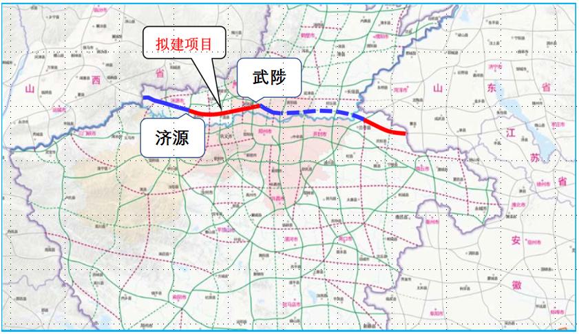 沿黄高速公路(武陟至济源段) 河南省"13445工程"第一批融投资带动总