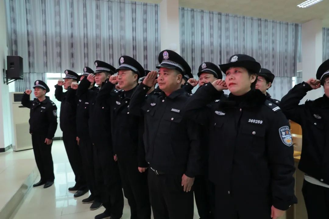 宁都法院司法警察大队举行首个"中国人民警察节"庆祝活动