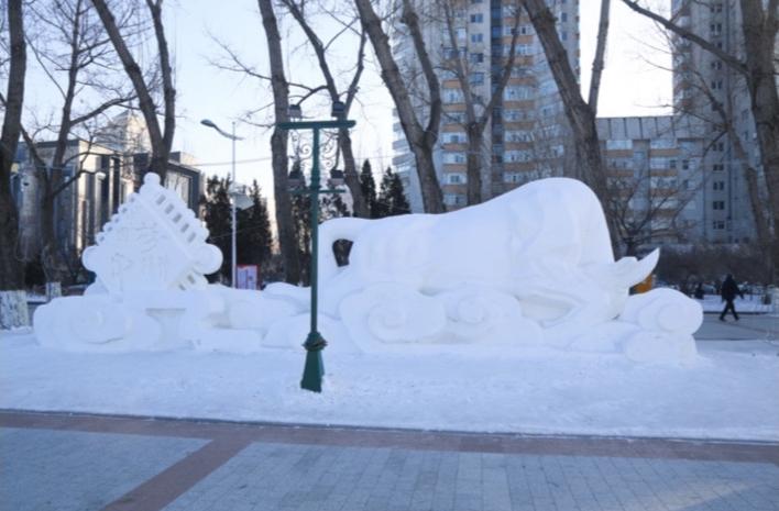 斯大林公园雪雕创意大赛揭晓啦您家的作品入选了吗