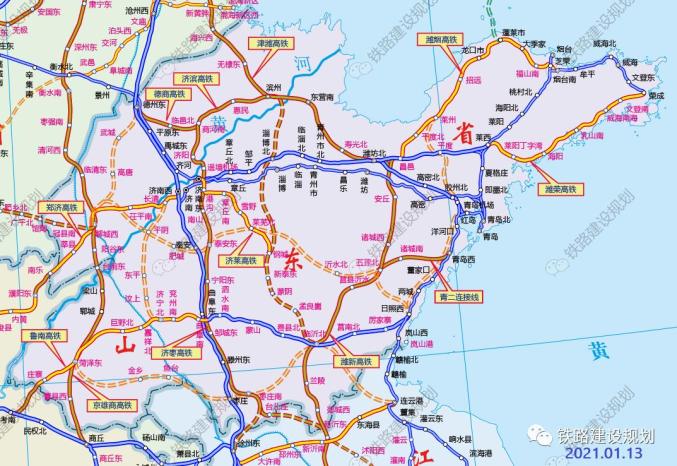 潍坊至新沂铁路要开建!设安丘站,诸城西站