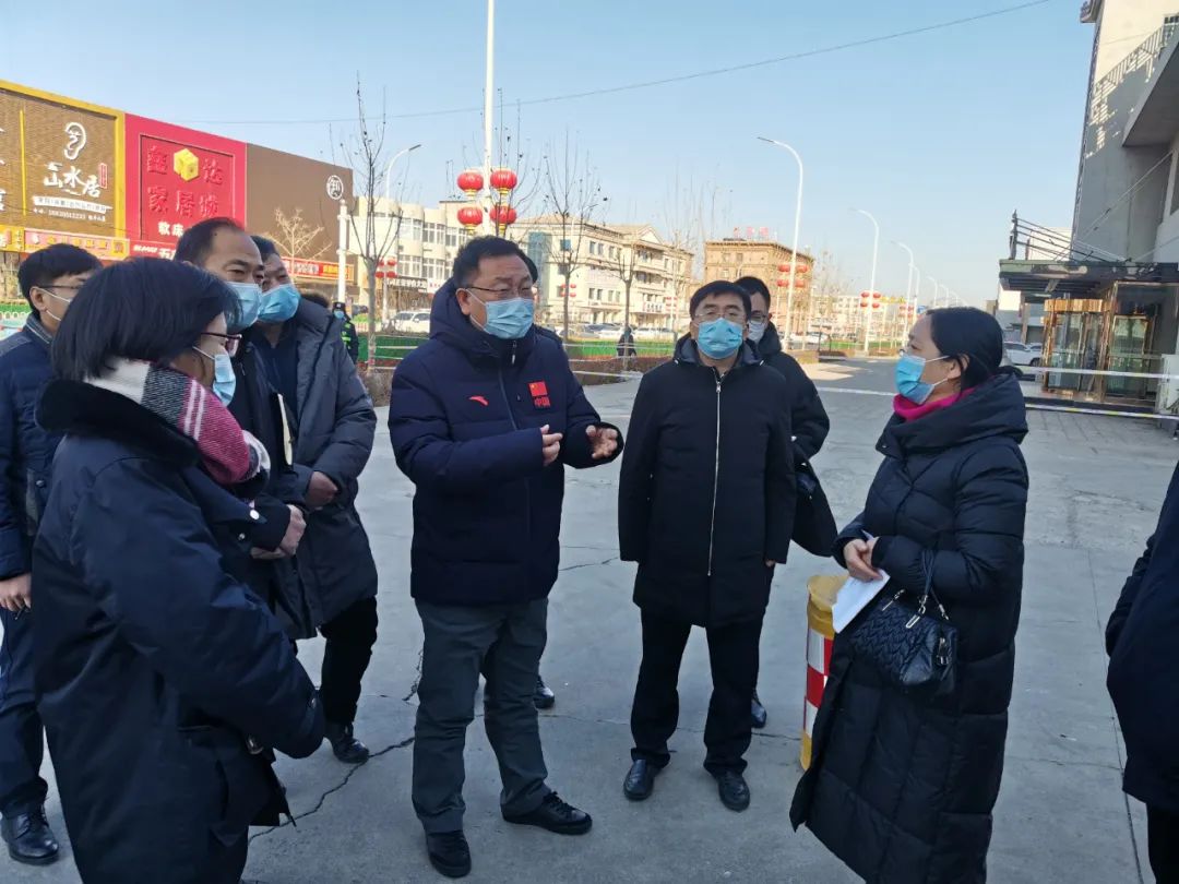 唐山市生态环境局领导来丰南区督导检查疫情防控工作