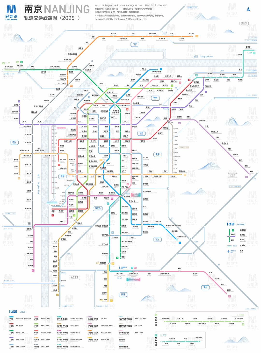 s8及s9号线,均采用地铁系统,共174座车站(换乘站重复计算),地铁线路总