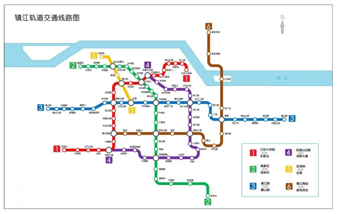 所以如果按此划分,镇江市城市轨道交通线路可列入"在建"阶段.