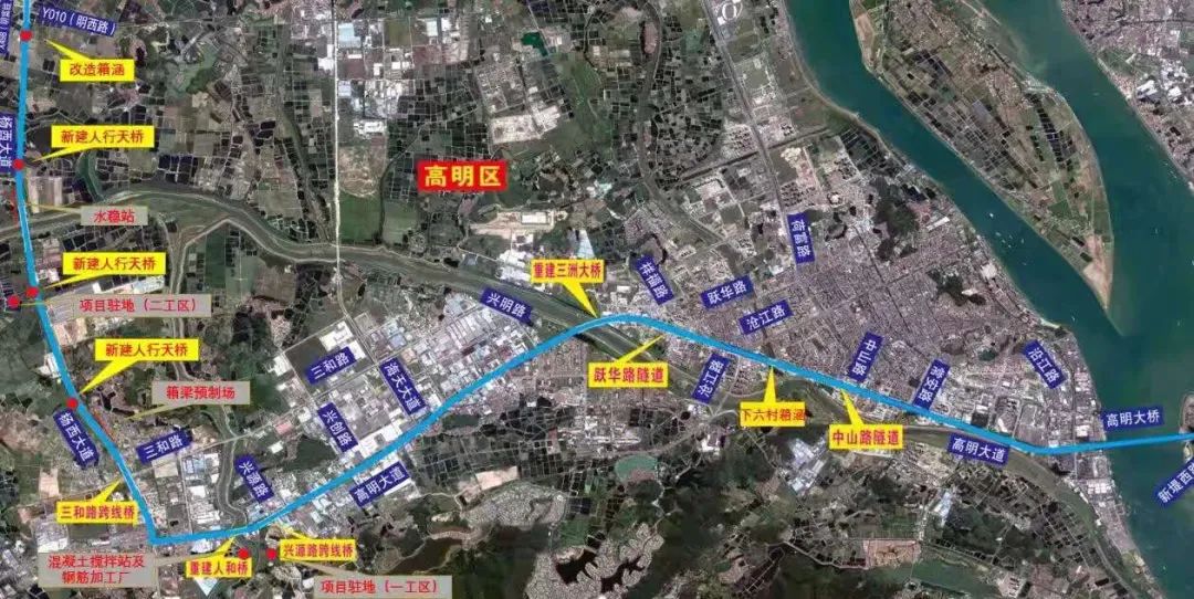 南海,高明,三水四区,由高明大桥至富龙大桥公路工程,龙翔大桥及引道