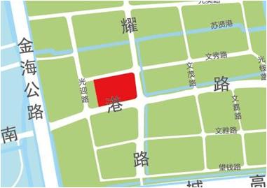项目进度02项目位于奉贤新城10单元17-03地块,东至文耀路,北至南港路