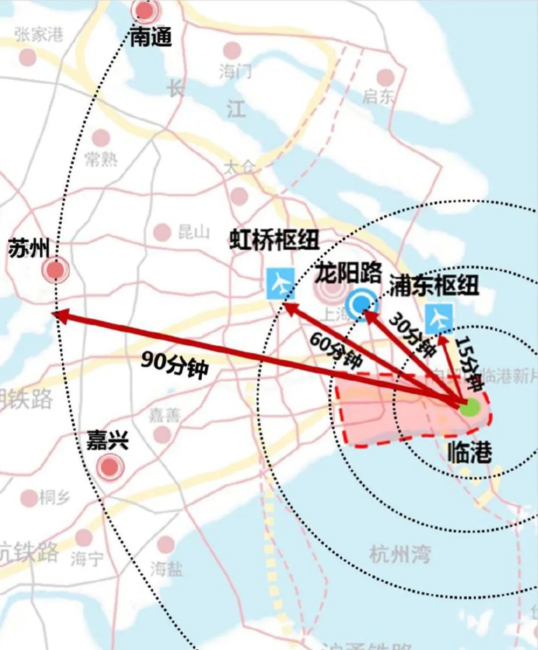 两港快线,上海东站.你关心的工程项目这个规划里