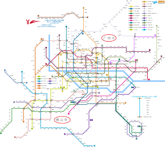 佛山所有市辖区都将接入广州地铁网,广佛剑指东京都市