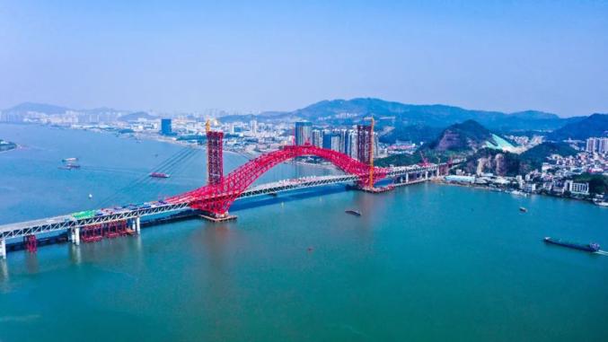 明珠湾大桥问鼎"世界第一跨",将最大跨度纪录刷新至436米