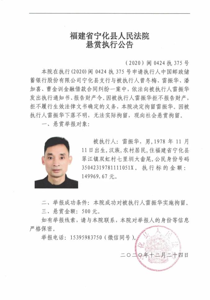 曝光！福建多地最新发布失信被执行人！（最新发布）