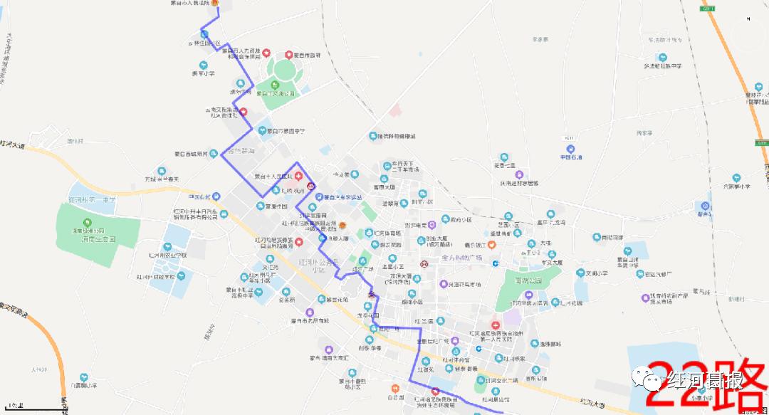 蒙自公交免费坐啦今天起调整7条线路速看