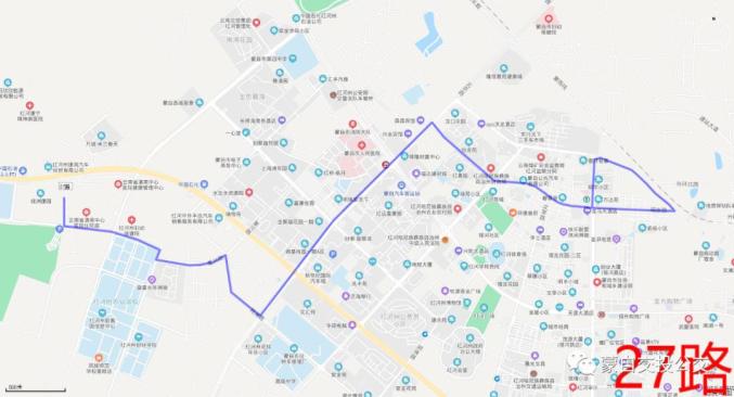 蒙自新增7条公交线路,快看看有没有经过你家