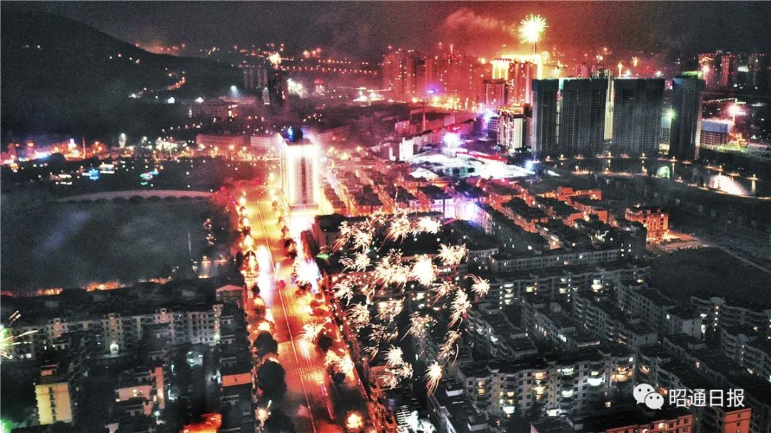 这样的云南昭通如我们所愿,实拍2021新年壮美夜景!