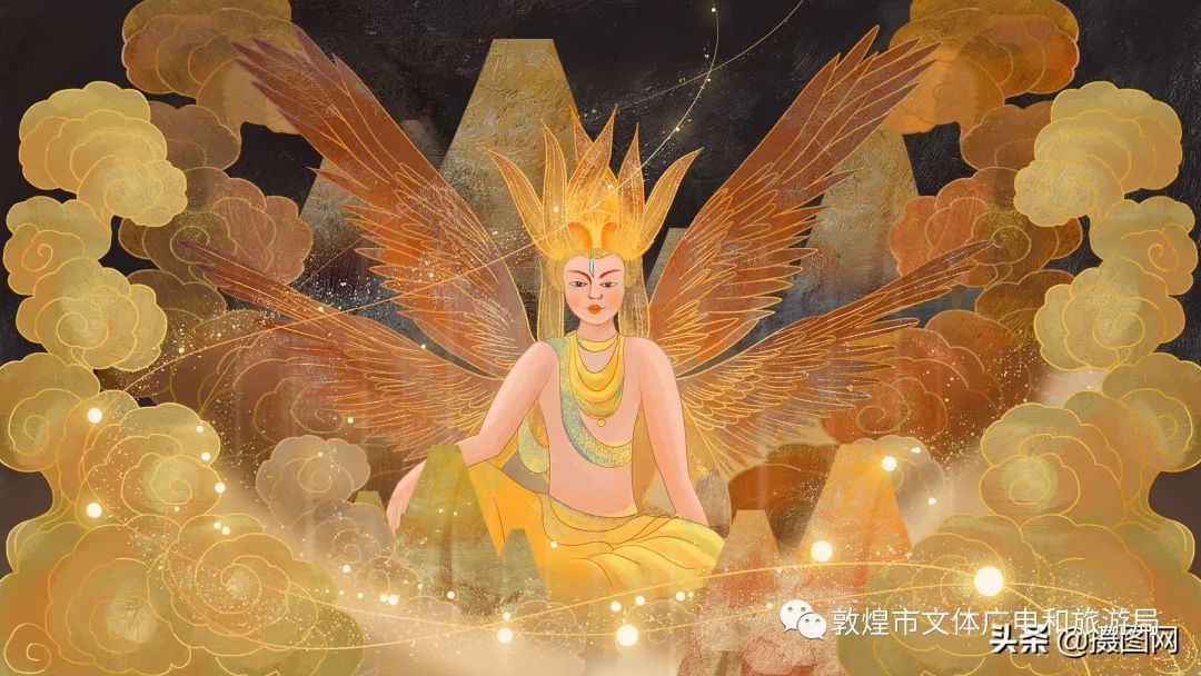 【魅力敦煌】这组中国风敦煌插画太惊艳了,展现了敦煌