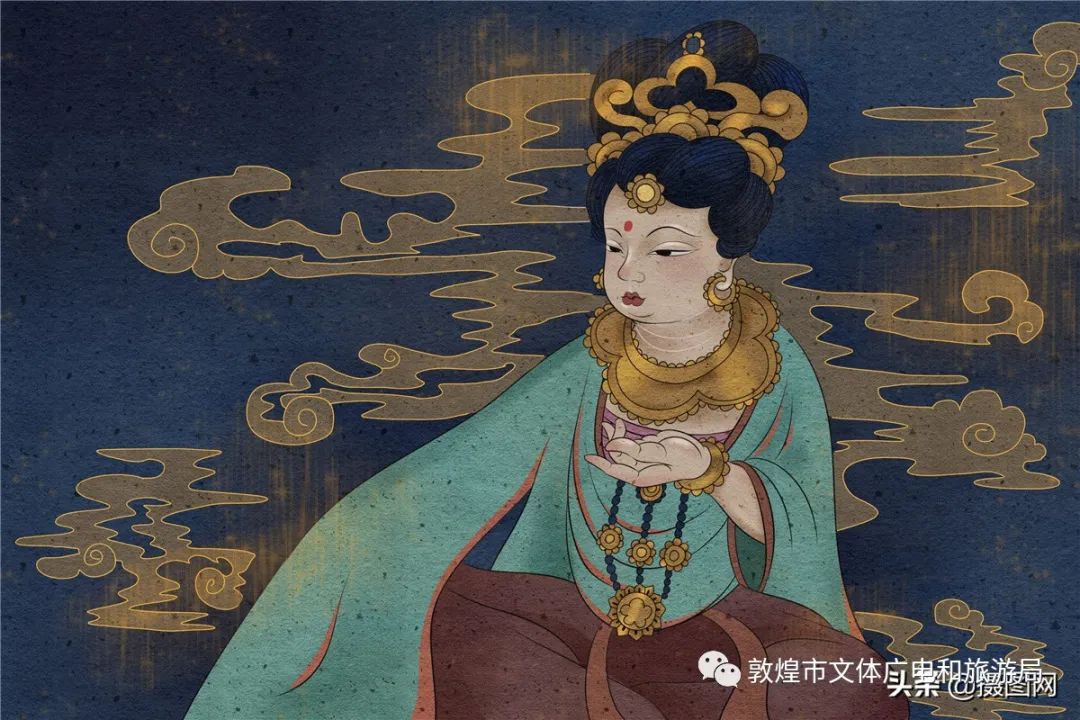 【魅力敦煌】这组中国风敦煌插画太惊艳了,展现了敦煌
