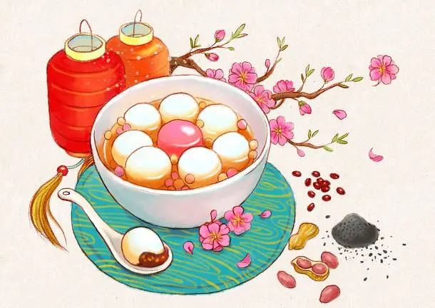 科普元宵佳节汤圆滚滚一起go