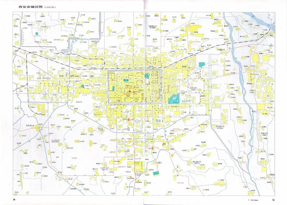 18张地图见证西安城区变迁史