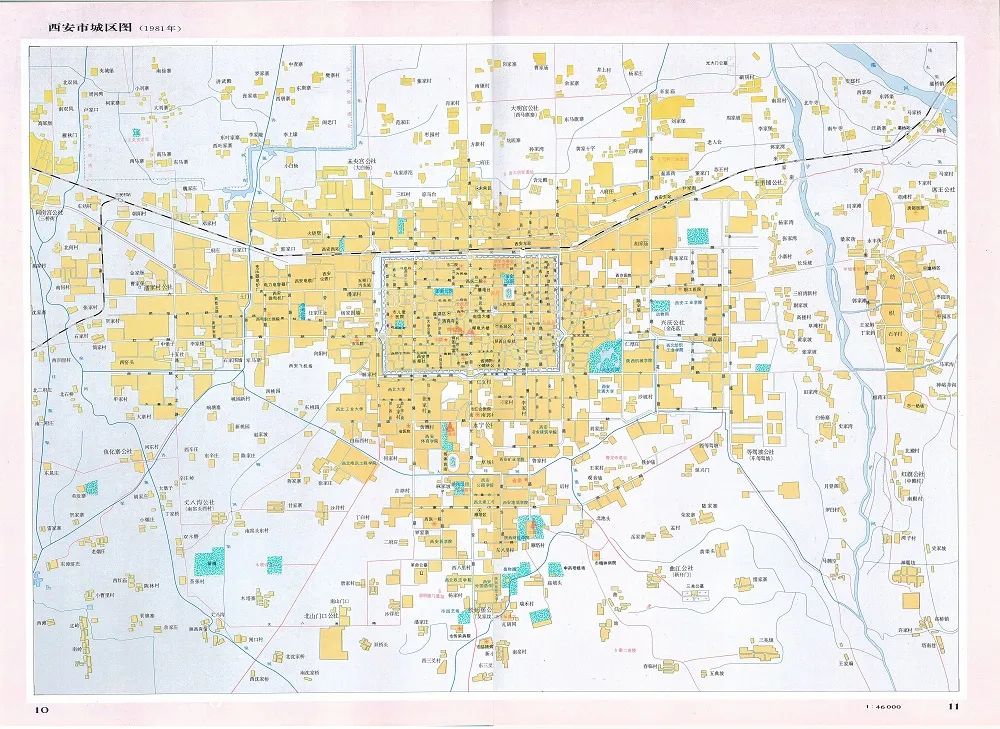 18张地图见证西安城区变迁史