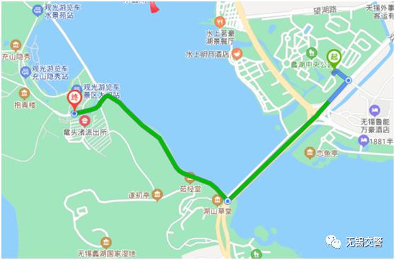 无锡发布 03 鼋头渚旅游快线 3月13日-5月5日期间,每逢周六日及清明节