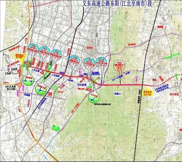 义东高速公路东阳(江北至南市)段建设项目用地通过会审!