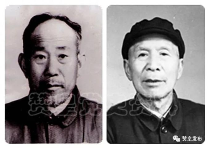 张增堂(左)和穆醒华(右)张增堂(1910-1973)赞皇县北水峪村人.