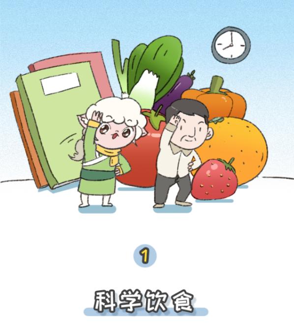 文明内蒙古农牧民素质提升系列漫画之和羊小美一起争当文明人健康生活