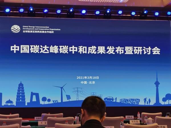 中国绿发会肖青出席中国碳达峰碳中和成果发布暨研讨会